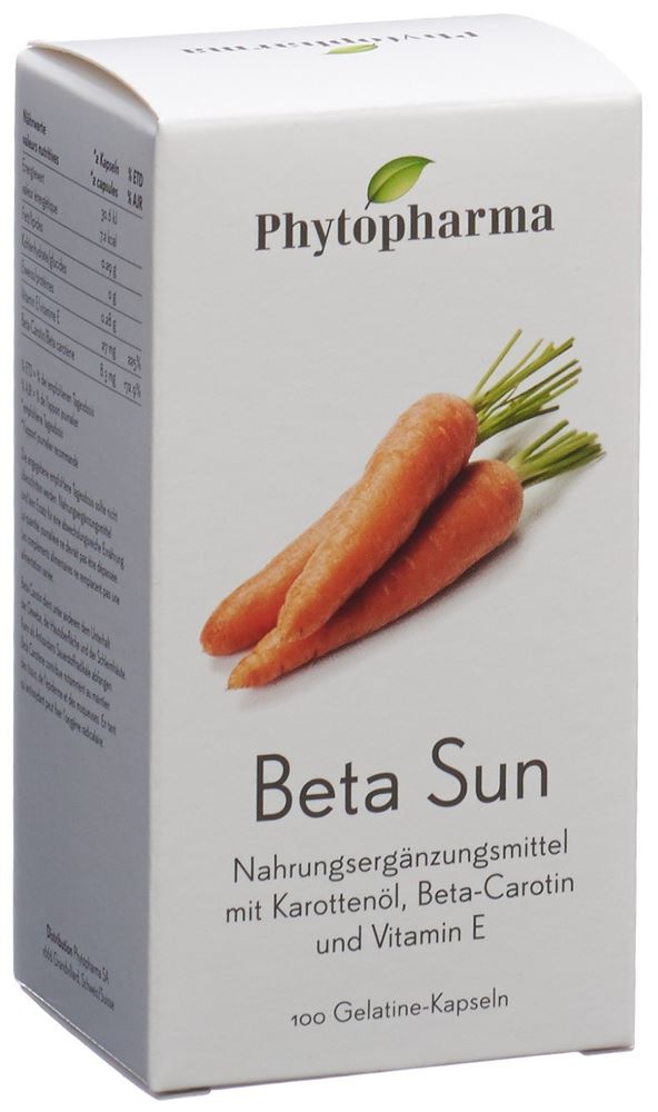 Phytopharma Beta Sun Kapseln 100 Stück