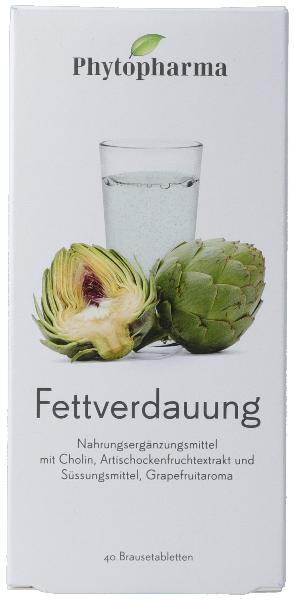 Phytopharma Fettverdauung Brausetabl Ds 40 Stk