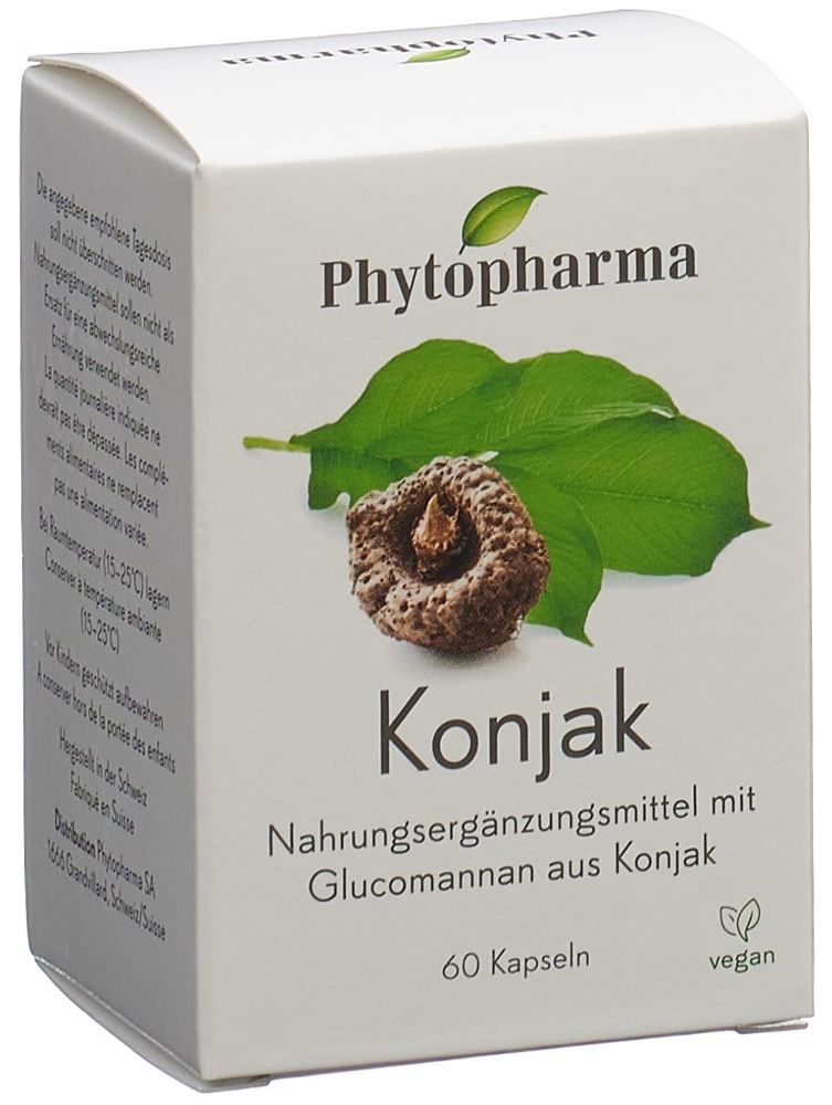 Phytopharma Konjak Kaps Ds 60 Stk
