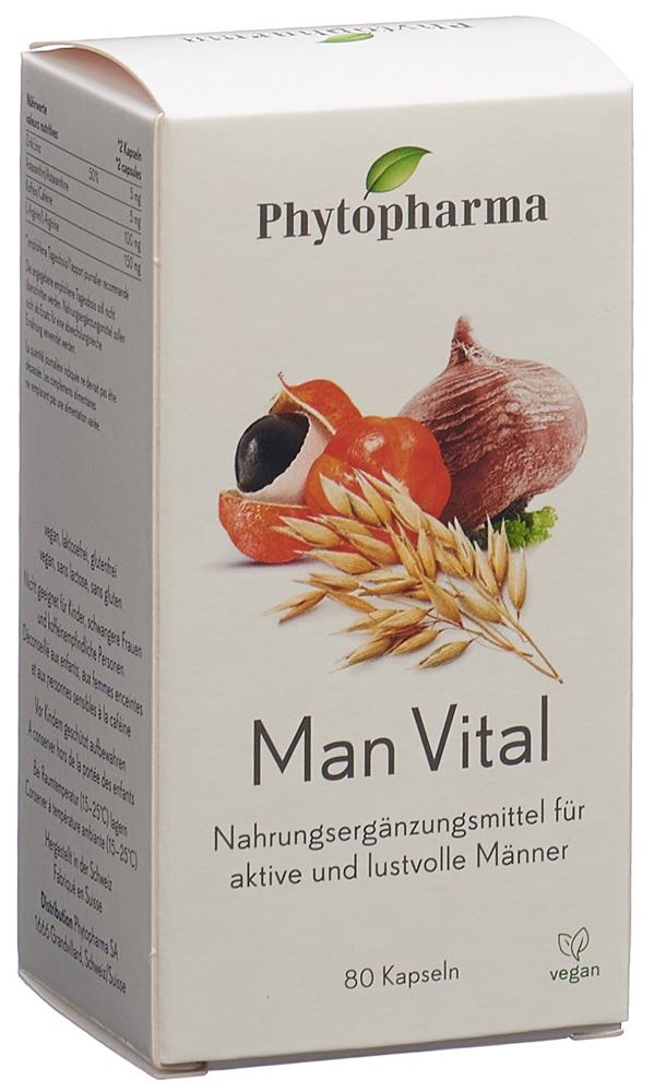Phytopharma Man Vital Kaps Ds 80 Stk