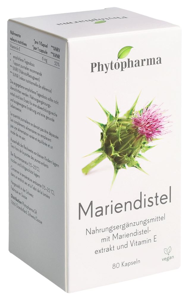 Phytopharma Mariendistel Kaps Ds 80 Stk