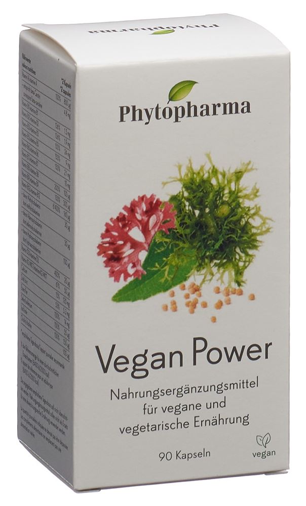 Phytopharma Vegan Power Kaps Ds 90 Stk