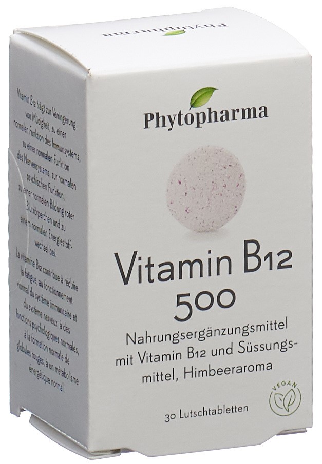 Phytopharma Vitamin B12 Lutschtabl 500 mcg Ds 30 Stk
