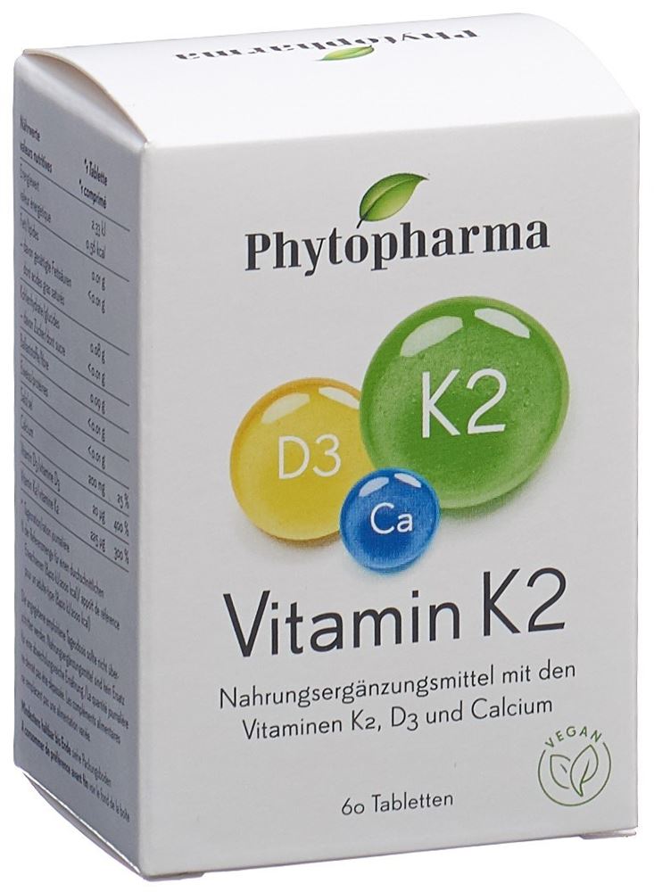 Phytopharma Vitamin K2 Tabletten Ds 60 Stück