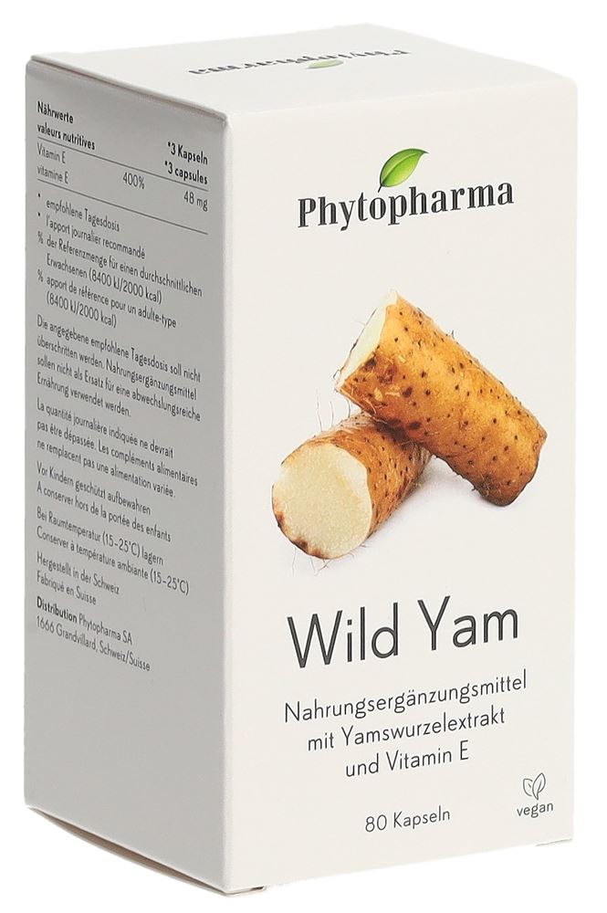 Phytopharma Wild Yam Kaps 80 Stk