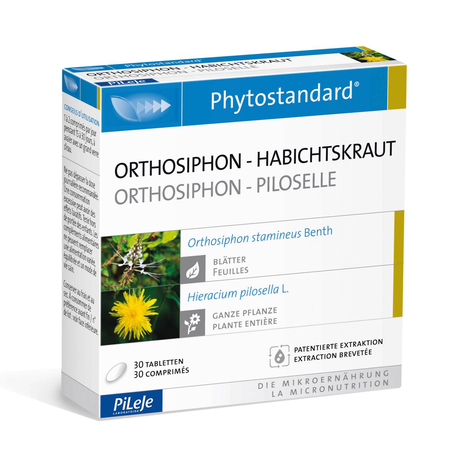 Phytostandard Orthosiphon-Habichtskraut Tabletten 30 Stück