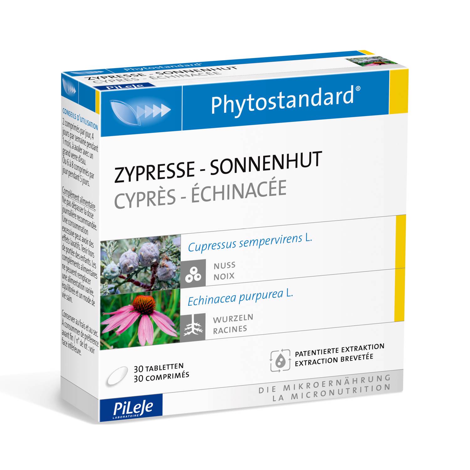Phytostandards Zypresse - Sonnenhut Tabletten 30 Stück