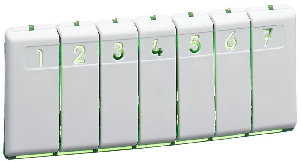 Pilbox City Medikamentenspender 7 Tage Wochenspender