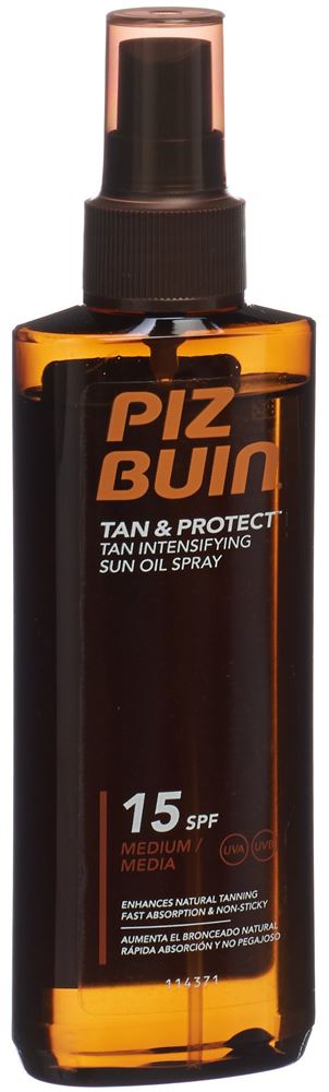 Piz Buin Tan & Protect Sun Oelspray Sf15 150 ml