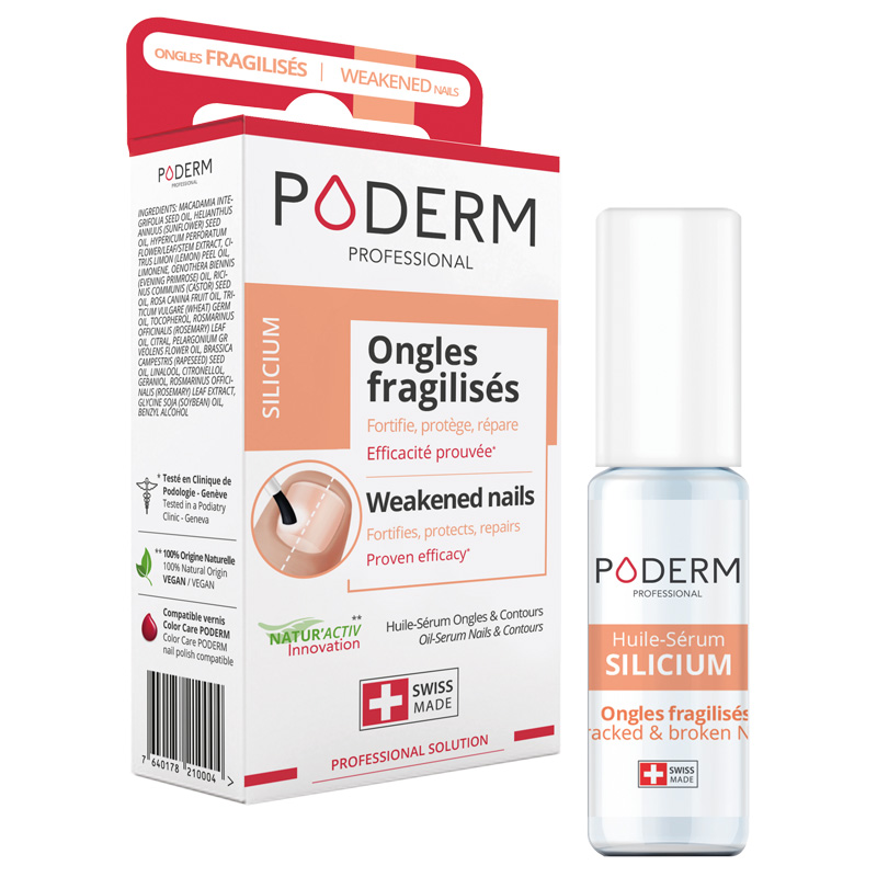 Poderm Geschwächte Nägel Serum Silizium Fl 8 ml