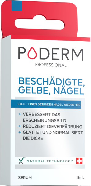 Poderm Professional Gelbe beschädigte Nägel Serum Fl 8 ml