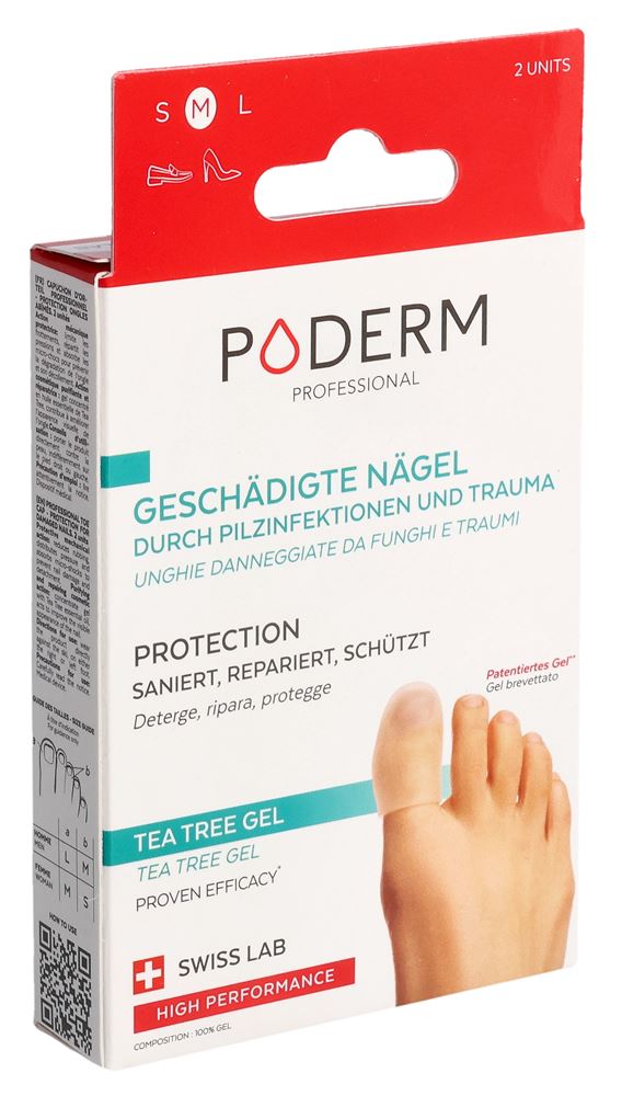 Poderm Professional Geschädigte Nägel Kappe M 2 Stk
