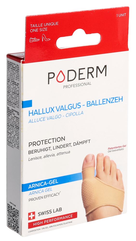 Poderm Professional Schutzorthese für Hallux Valgus
