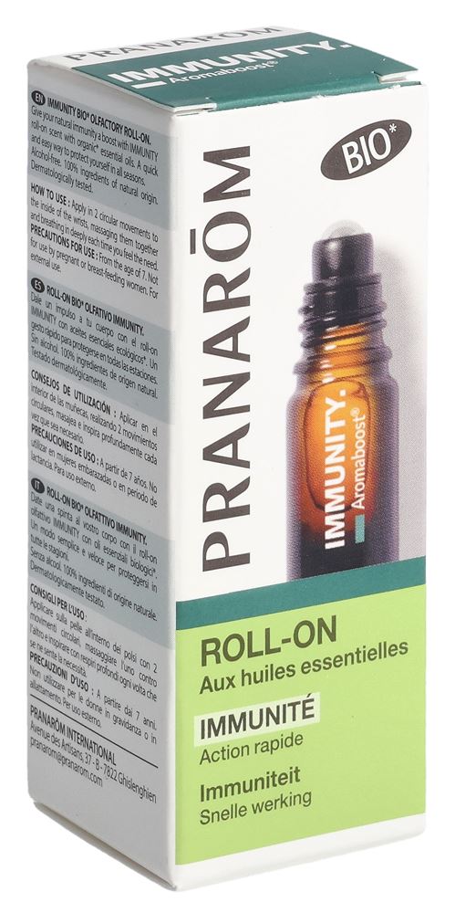 Pranarom Aromaboost Roll-on Immunity Bio 5 ml