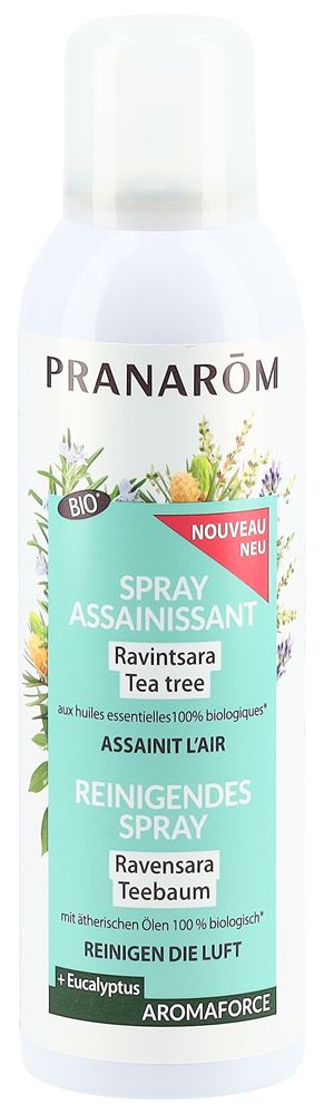 Pranarom Aromaforce Reinigendes Spray Ravintsara Teebaum Bio Aeros Spr 150 ml