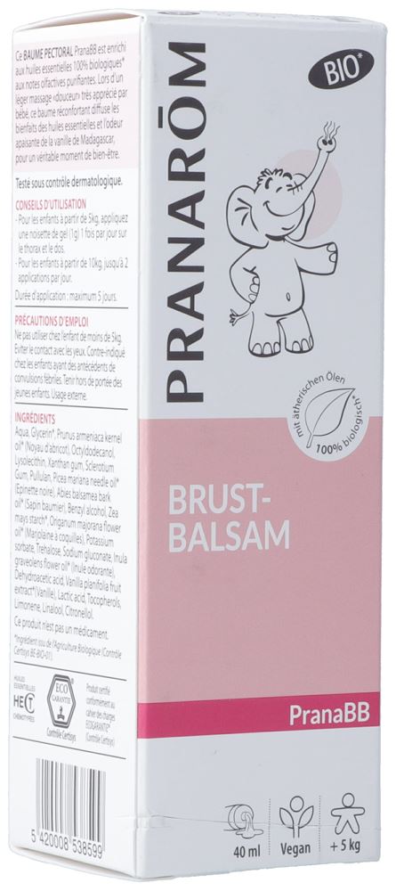 Pranarom PranaBB Brust Balsam Bio Eco Tb 40 ml