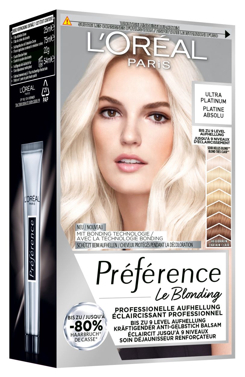 Preference Color 9L Ultra Platinum 395