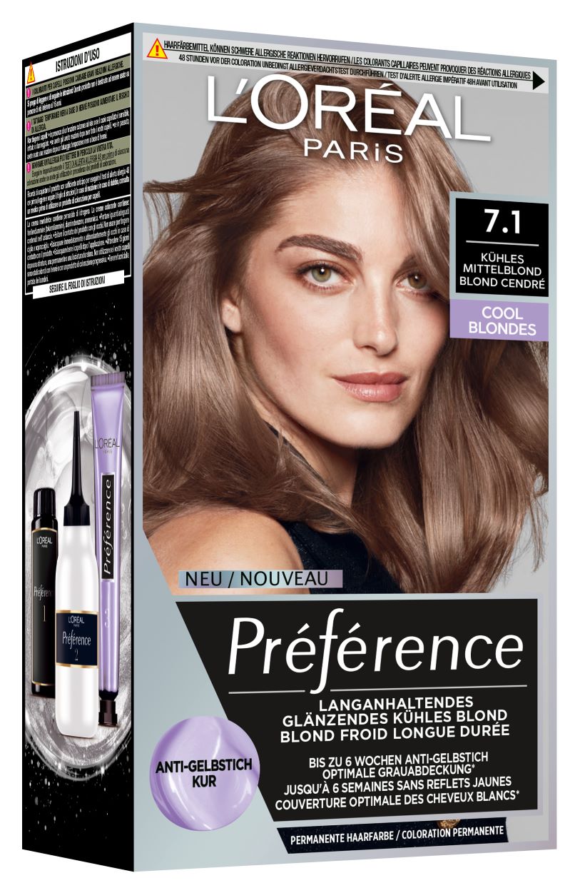 Preference Cool Blonds 7.1 Ash Blonde 395