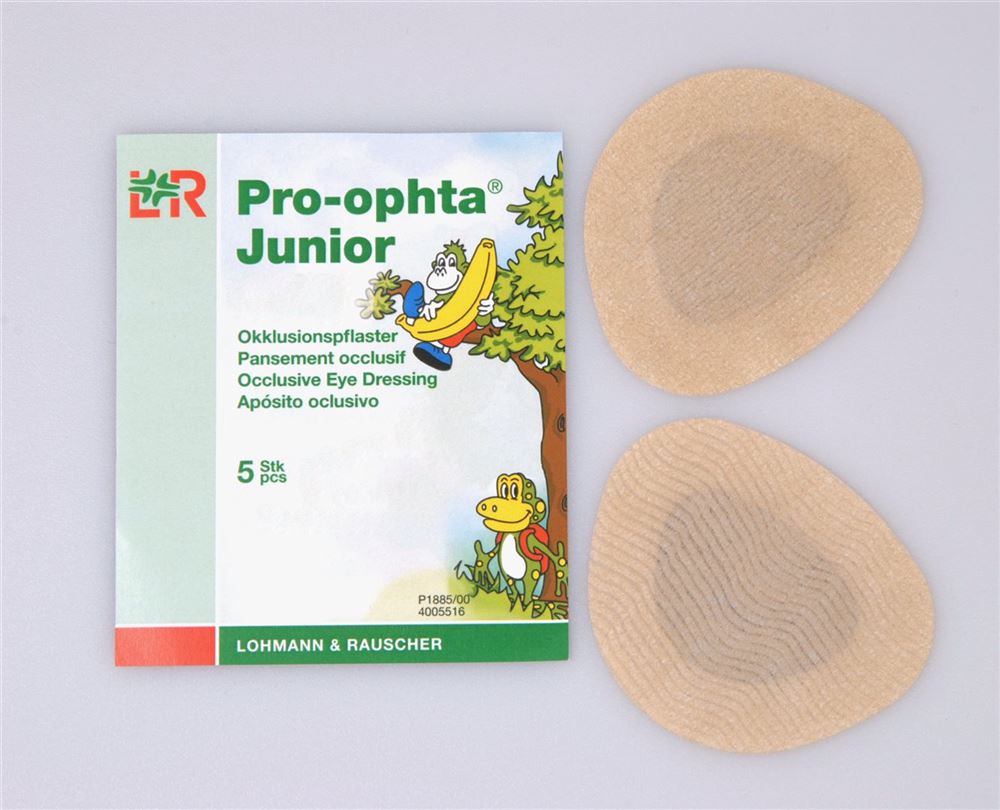 Pro-ophta Junior Augenpflaster maxi 7.0x5.9cm 5 Stk