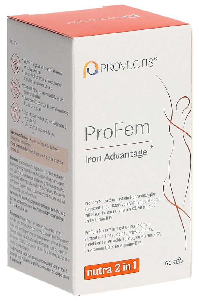 Provectis ProFem nutra 2 in 1 Kaps Fl 60 Stk