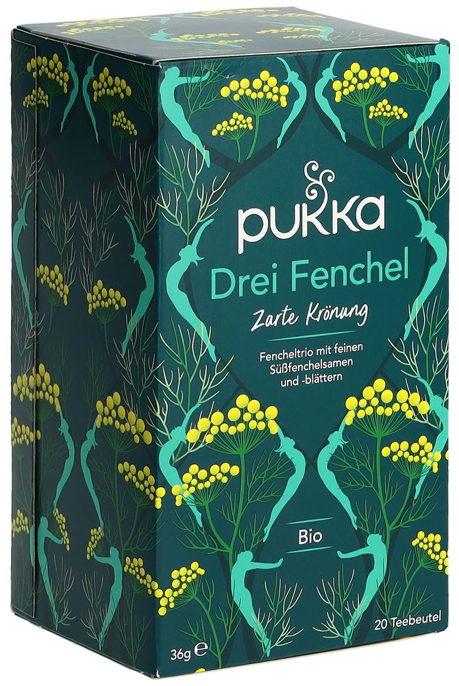 Pukka Drei Fenchel Tee Bio Beutel 20 Stück
