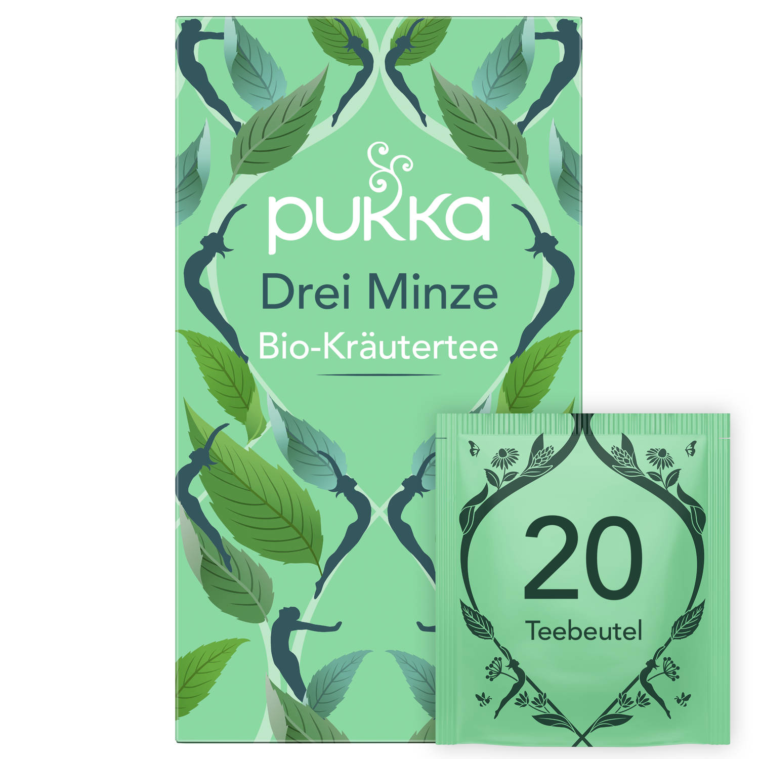 Pukka Drei Minze Tee Bio Beutel 20 Stück