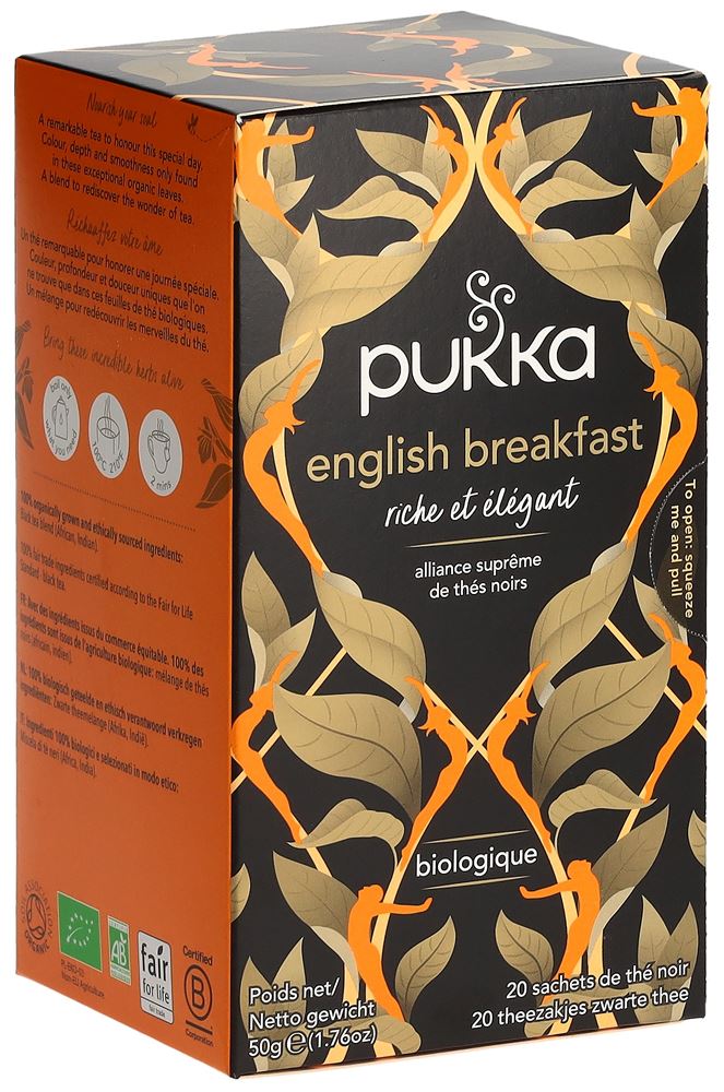 Pukka Elegant English Breakfast Tee Bio Btl 20 Stk