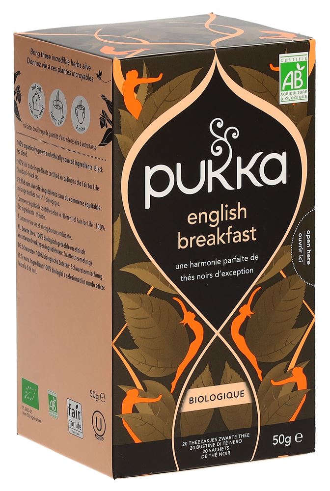 Pukka Elegant English Breakfast Tee Bio Btl 20 Stk