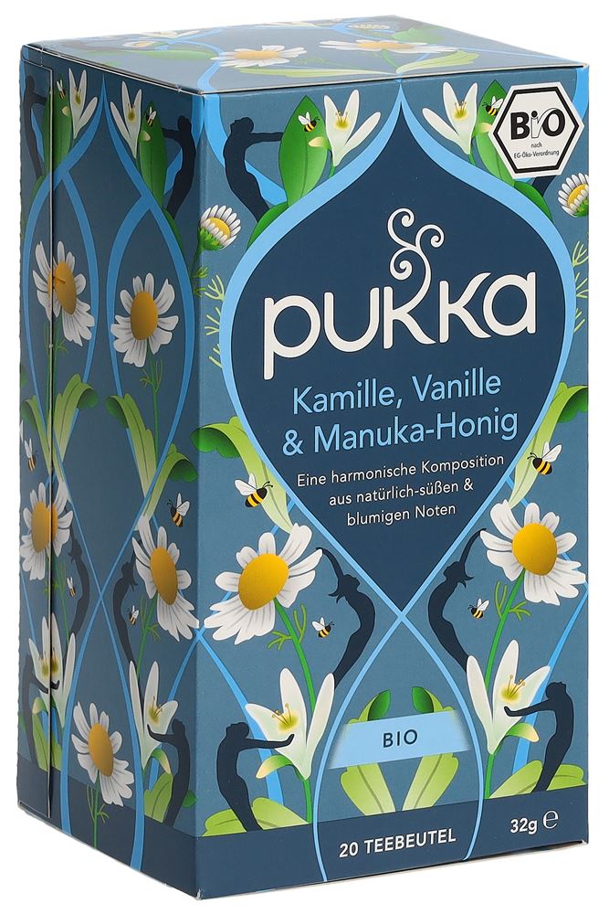 Pukka Kamille Vanille & Manuka-Honig Tee Bio Beutel 20 Stück
