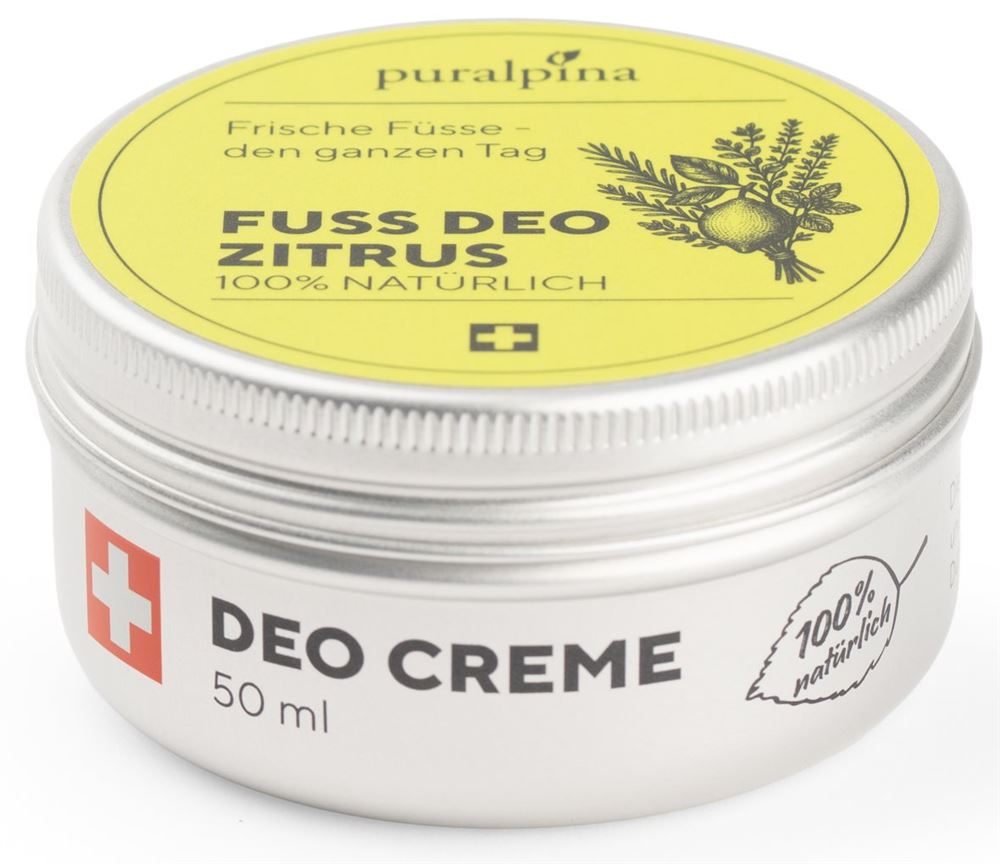 puralpina Fuss Deo Creme Zitrus Ds 50 ml