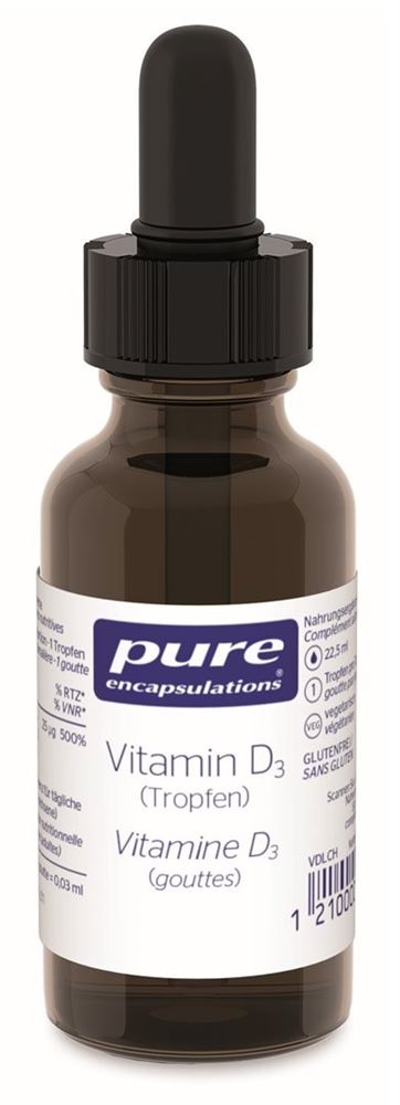 Pure Vitamin D3 Liquid Schweiz Pip Fl 22.5 ml