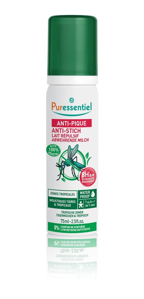 Puressentiel Anti-Stich Tropisch Abwehrende Milch wasserfest Fl 75 ml