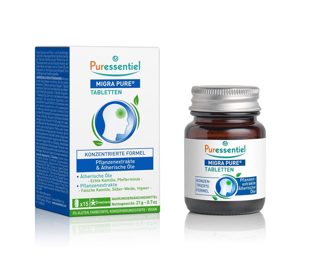 Puressentiel Migra Pure Tabl 15 Stk