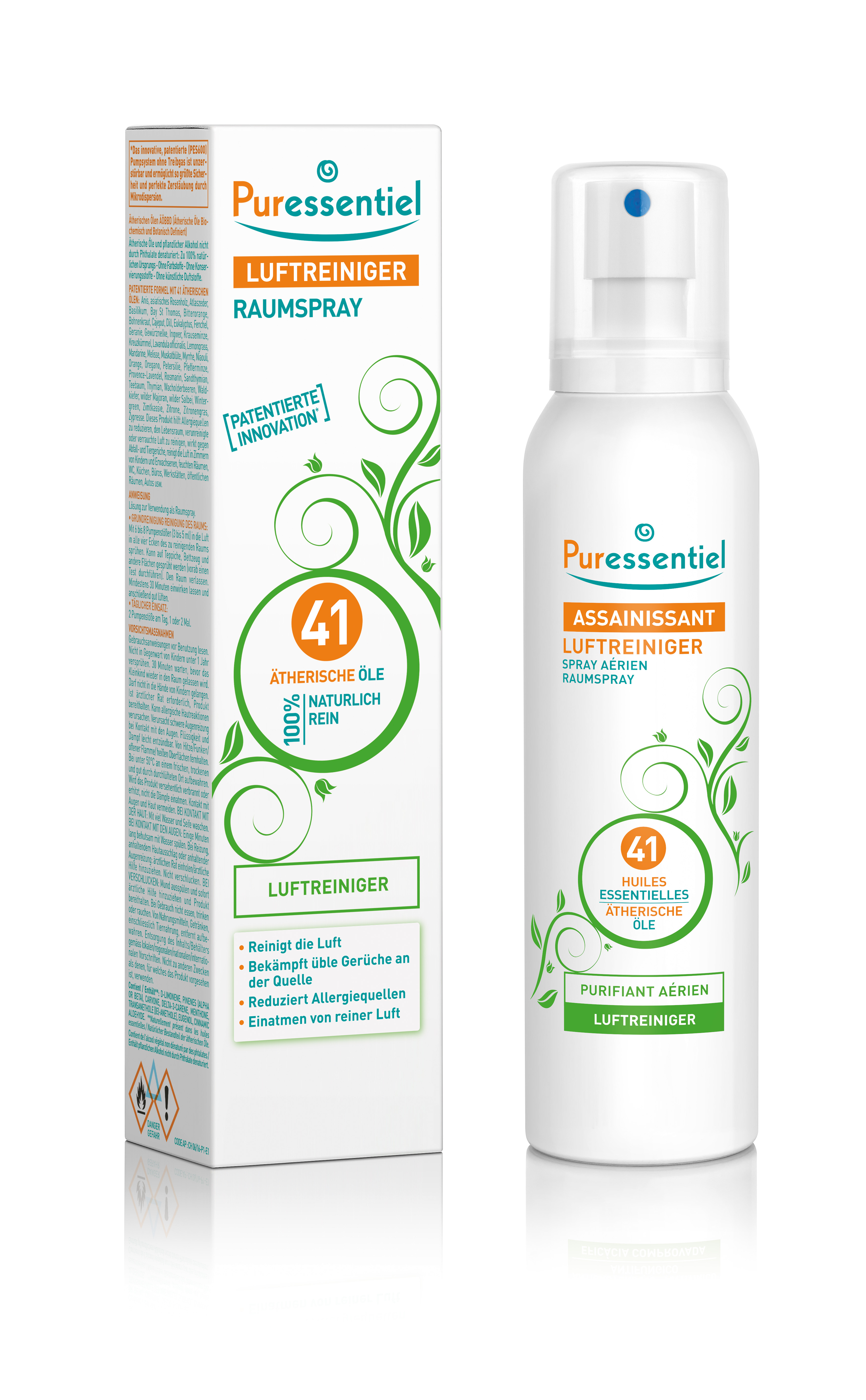 Puressentiel Reinigender Luftspray 41 ätherische Öle 200 ml