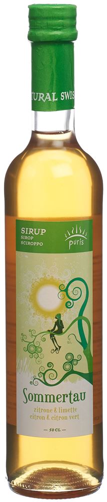 Puris Sirup Zauberland Sommertau BIO 6 Glasfl 50 cl