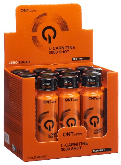 QNT L-Carnitine Shot 3000 mg 12 x 80 ml