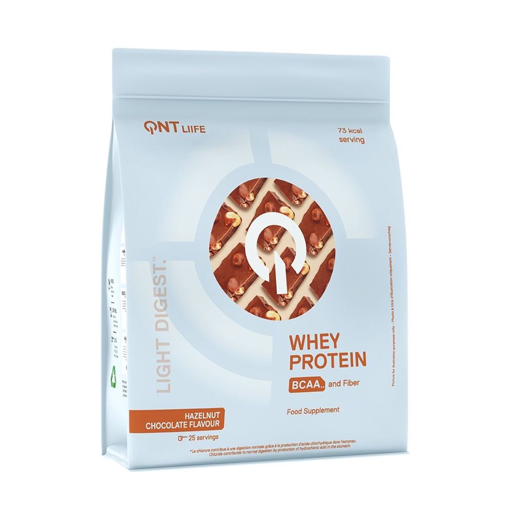 QNT Light Digest Whey Protein Hazelnut Chocolate 500 g