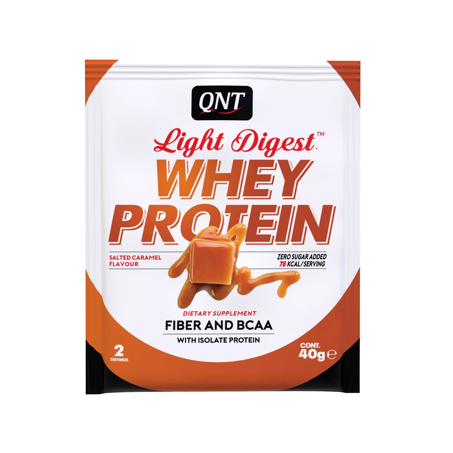 QNT Light Digest Whey Protein Salted Caramel Btl 40 g
