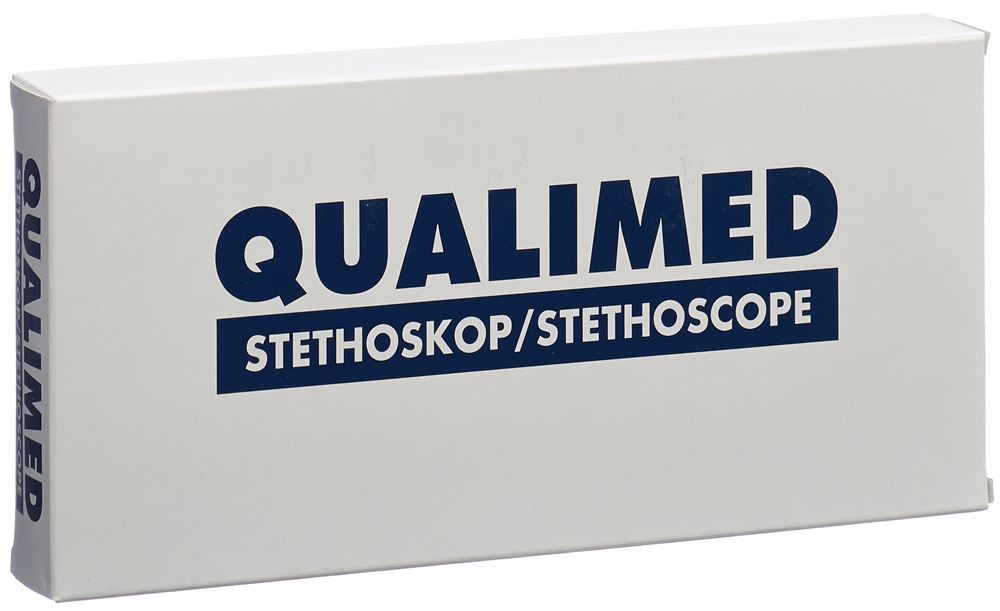 Qualimed Doppelkopf-Stethoskop Nurse rot