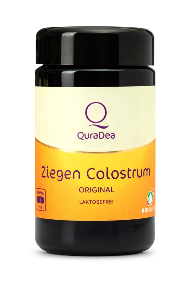 Quradea Ziegen Colostrum Original Kaps Bio pasteurisiert 120 Stk
