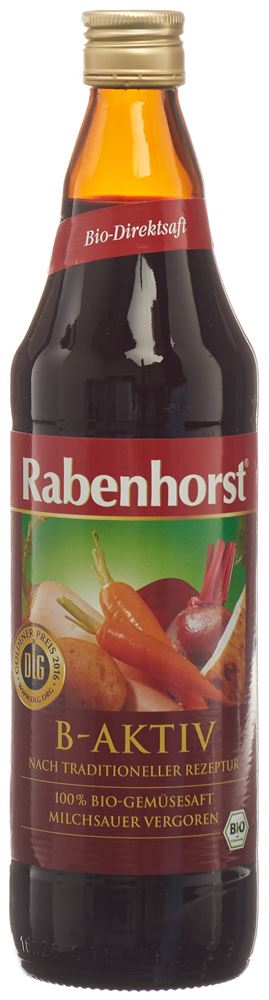 Rabenhorst B-Aktiv Gemüsesasaft Breuss Bio 750 ml