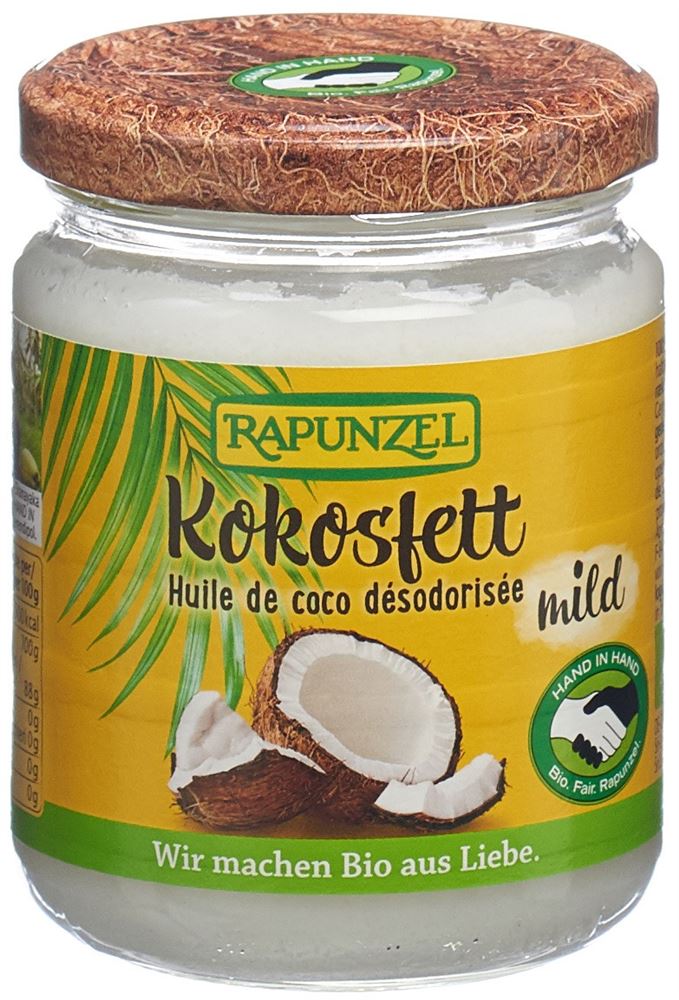 Rapunzel Kokosfett Glas 200 g