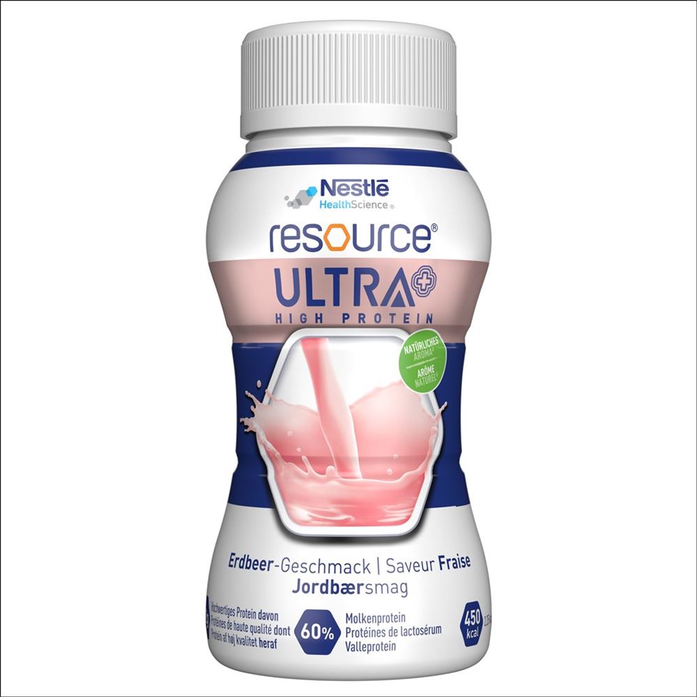 Resource Ultra + Erdbeere 24 Fl 200 ml