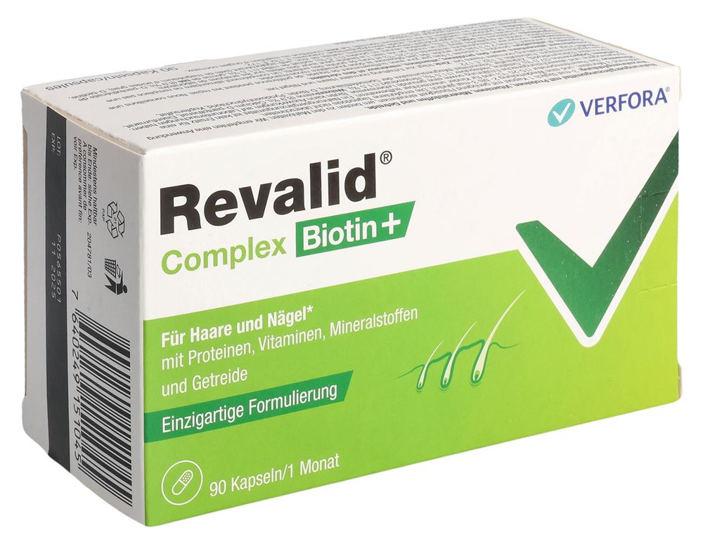 Revalid Complex Biotin+ Kaps 90 Stk