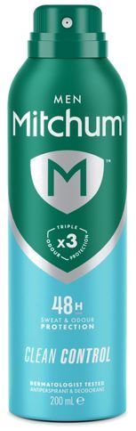 Revlon Mitchum Deodorant Clean Control Man 200 ml