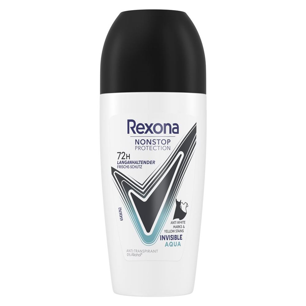 Rexona Anti-Transpirant Nonstop Protection Deodorant Roll-on Invisible Aqua 50 ml