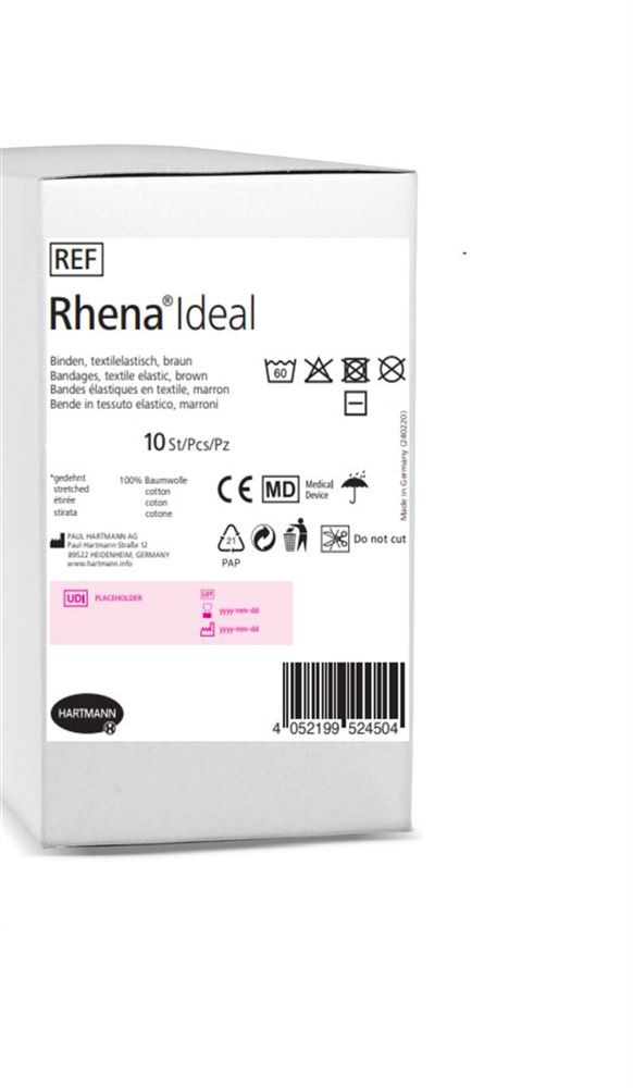 Rhena Ideal Elastische Binde 4cmx5m hautfarben 10 Stk