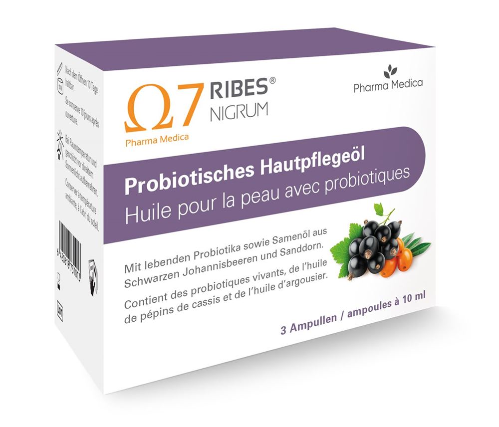 Ribes Nigrum Probiotisches Hautpflege-Öl Amp 3 Stk
