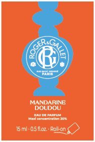 Roger & Gallet Mandarine Doudou Eau de Parfum Roll-on 15 ml