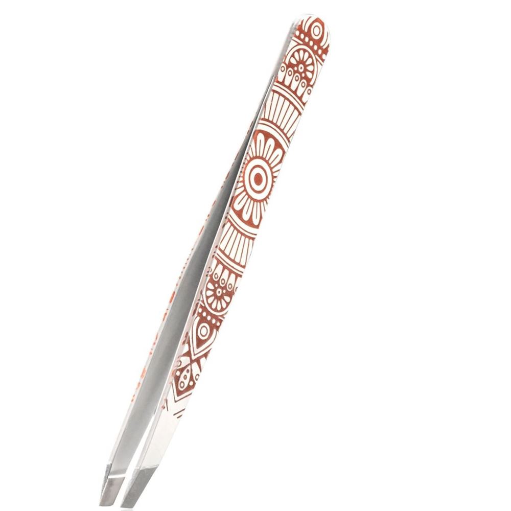 Rubis Pinzette schräg Mandala Sonne roségold